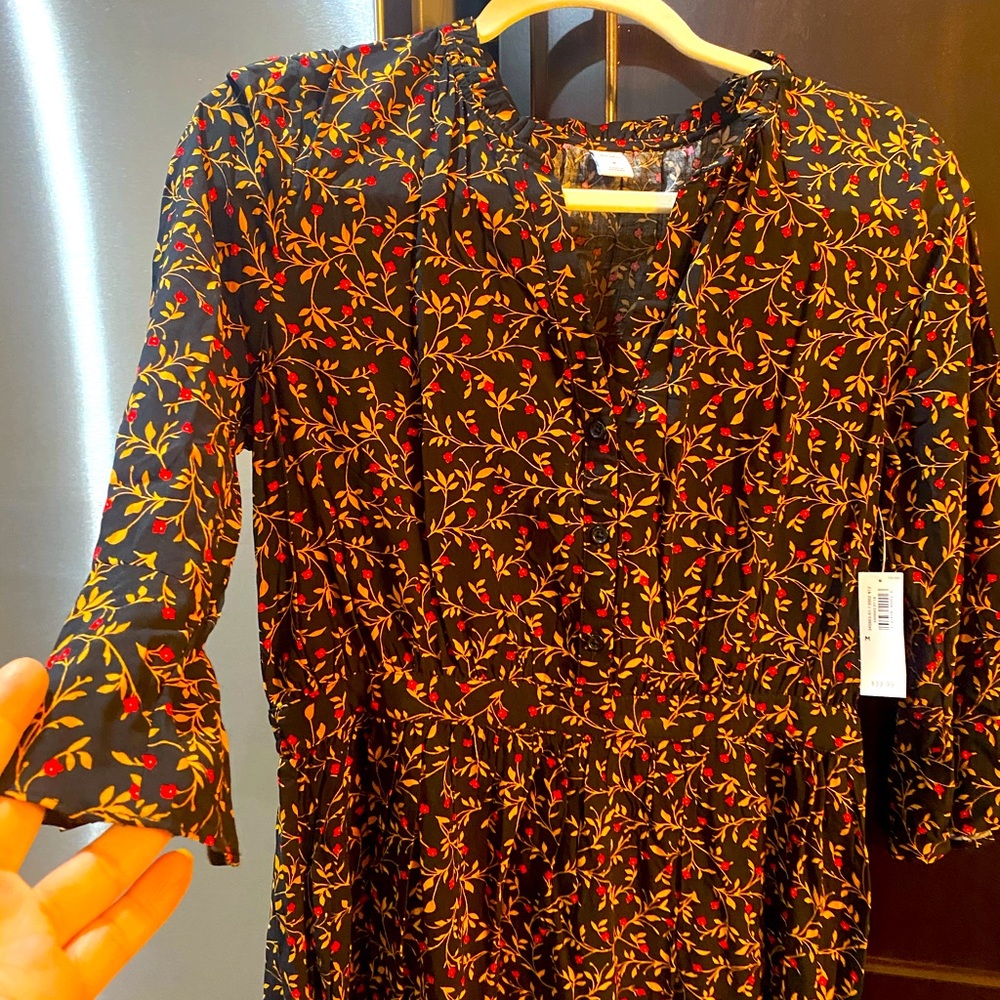 Cotton floral blouse
